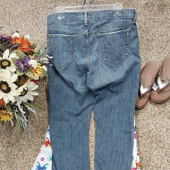 2693 14 Long Old Navy Then Flirt, Upcycled Stretch Bell-Bottoms - Picture 5 of 6